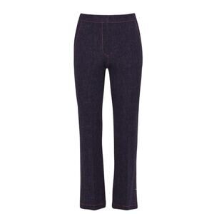 PEARL by Lela Rose Stretch Denim Deedie Pant EUC